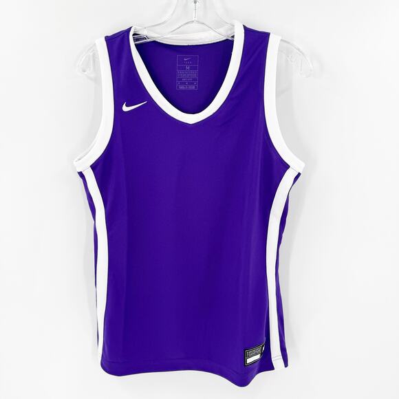 Nike Purple V-Neck Slim Fit Pullover Activewear Tank Top Women's Size Medium - Picture 1 of 8